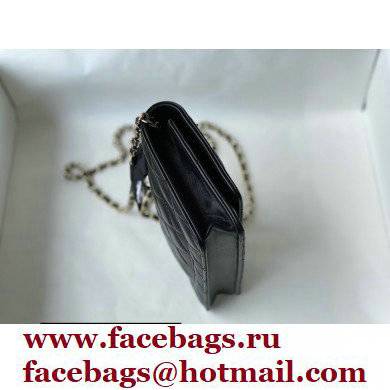 Chanel Camellia Wallet on Chain WOC Bag Black 2021