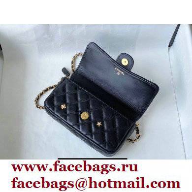 Chanel Charms Clutch With Chain Bag Black 2021