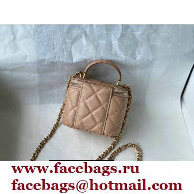 Chanel Lambskin Small Vanity with Chain Bag AP2198 Beige 2021