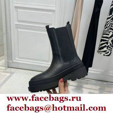 Dior Calfskin Trial Ankle Boots Black 2021