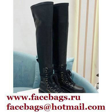 Dior Lambskin D-Fight Thigh Boots 2021 Dior Lambskin D-Fight Thigh Boots 2021