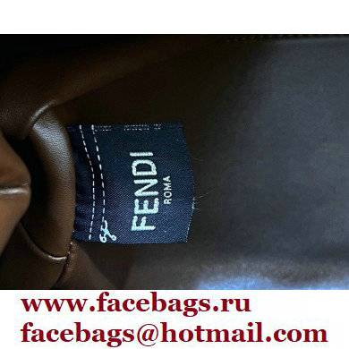 Fendi First Medium Crocodile Pattern Bag Coffee 2021