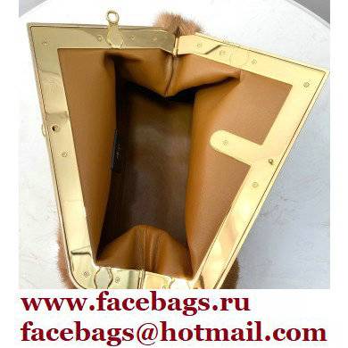 Fendi First Medium Mink Bag Brown 2021