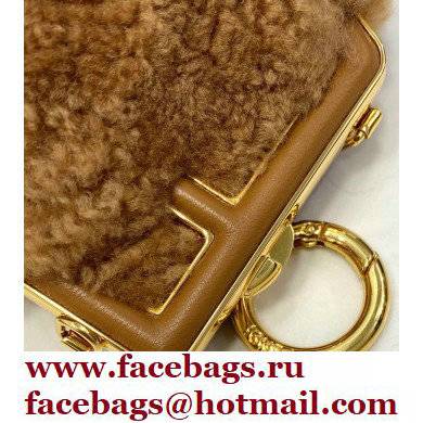 Fendi First NANO Sheepskin Bag Chram Brown 2021 - Click Image to Close