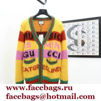 Gucci 100 brushed mohair cardigan 2021 - Click Image to Close