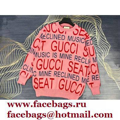 Gucci 100 wool sweater pink 2021 - Click Image to Close