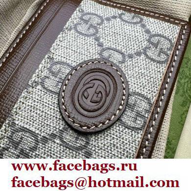 Gucci Card case with Interlocking G 673002 Coffee 2021