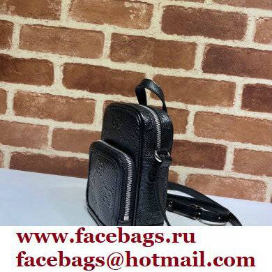Gucci GG Embossed Mini Bag 658553 Black 2021