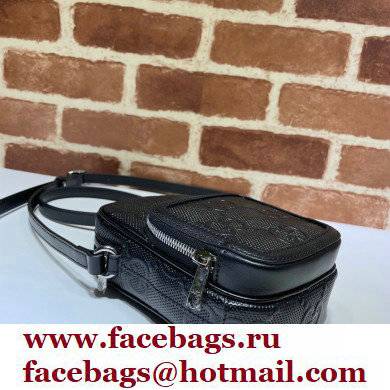 Gucci GG Embossed Mini Bag 658553 Black 2021