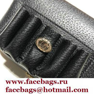 Gucci Leather Porte-Rouge Mini Bag 615463 Black 2021 - Click Image to Close
