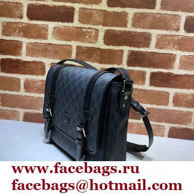 Gucci Messenger bag with Interlocking G 658542 Black 2021 - Click Image to Close