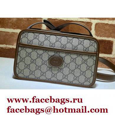 Gucci Mini bag with Interlocking G 658572 Coffee 2021 - Click Image to Close