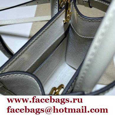 Gucci Mini tote bag with Interlocking G 671623 White 2021