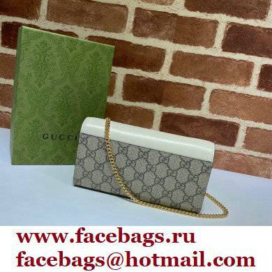 Gucci Padlock Long Wallet with Chain 658226 White 2021 - Click Image to Close