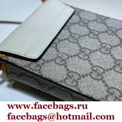 Gucci Padlock Mini Phone Bag 658229 White 2021