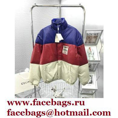 Gucci blue/red/white down jacket 2021 - Click Image to Close