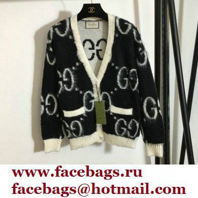 Gucci gg mohair cardigan black 2021 - Click Image to Close