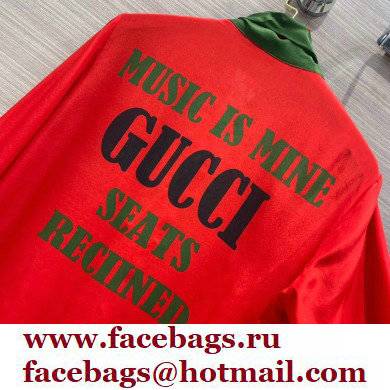 Gucci music is mine silk shirt red 2021