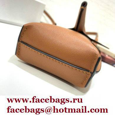 Loewe Elephant Pocket Bag in Classic Calfskin Brown - Click Image to Close