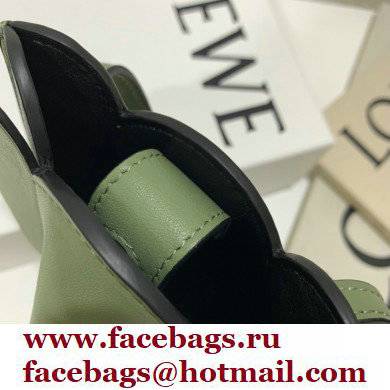Loewe Elephant Pocket Bag in Classic Calfskin Green - Click Image to Close