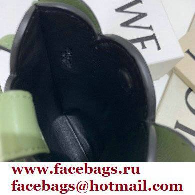 Loewe Elephant Pocket Bag in Classic Calfskin Green