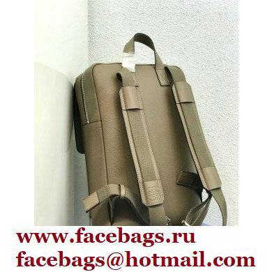 Loewe Military Backpack Bag in Soft Grained Calfskin Beige - Click Image to Close