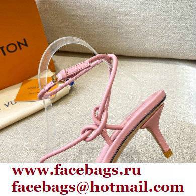 Louis Vuitton Heel 5.5cm Nova Sandals Pink 2021