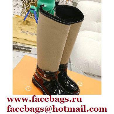 Louis Vuitton Heel 5cm Territory Flat High Ranger Boots 04 2021 - Click Image to Close