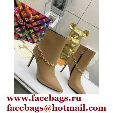 Louis Vuitton Heel 9.5cm Mansion Ankle Boots Nude 2021 - Click Image to Close