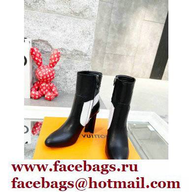 Louis Vuitton Heel 9.5cm Silhouette Ankle Boots Black Cruise 2022 Fashion Show