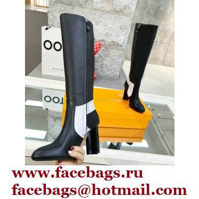 Louis Vuitton Heel 9.5cm Silhouette High Boots Black Cruise 2022 Fashion Show - Click Image to Close