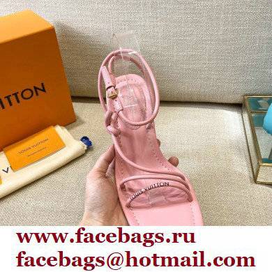 Louis Vuitton Heel 9cm Nova Sandals Pink 2021