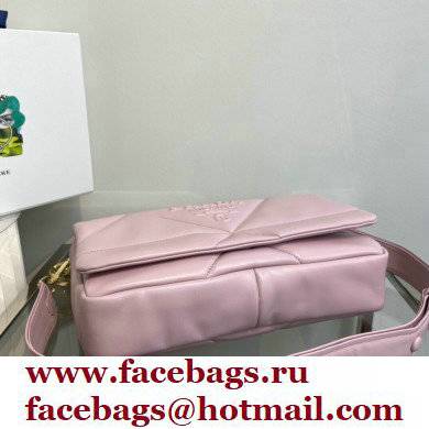 Prada Padded Nappa Leather Shoulder Bag 1BD306 Pink 2021