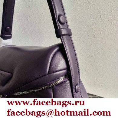 Prada Padded Nappa Leather Signaux Bag 1BC165 Violet 2021