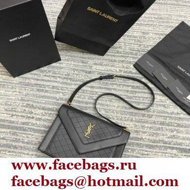 Saint Laurent Gaby Satchel Bag in Vintage Lambskin 668863 Black