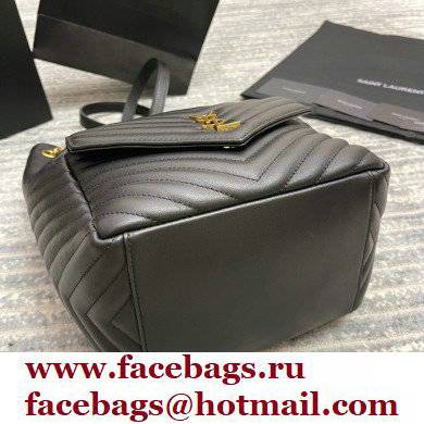 Saint Laurent Joe Backpack Bag in Leather 672609 Black
