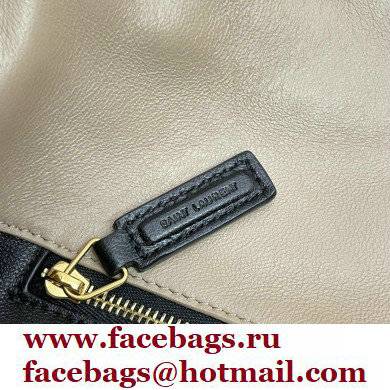 Saint Laurent Sade Puffer Envelope Clutch Bag in Quilted Leather 655004 Beige - Click Image to Close