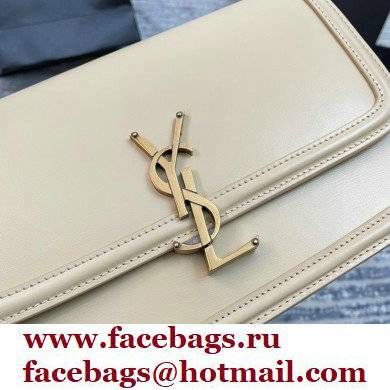Saint Laurent Solferino Medium Satchel Bag In Box Leather 634305 Beige - Click Image to Close