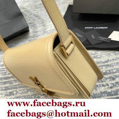 Saint Laurent Solferino Medium Satchel Bag In Box Leather 634305 Beige