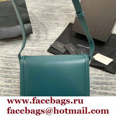 Saint Laurent Solferino Medium Satchel Bag In Box Leather 634305 Green - Click Image to Close
