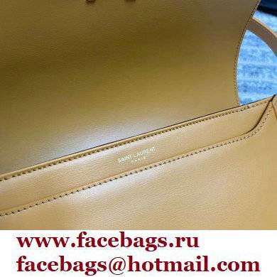 Saint Laurent Solferino Medium Satchel Bag In Box Leather 634305 Yellow 01