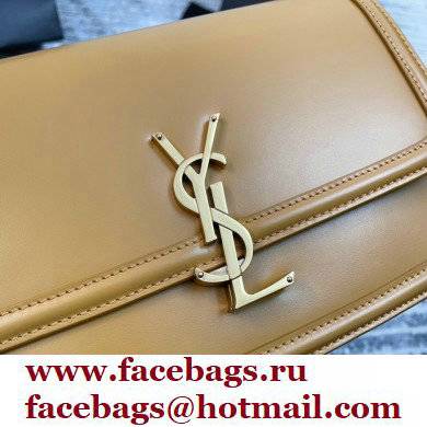Saint Laurent Solferino Medium Satchel Bag In Box Leather 634305 Yellow 02