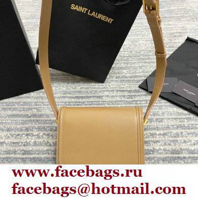 Saint Laurent Solferino Small Satchel Bag In Box Leather 634306 Apricot - Click Image to Close