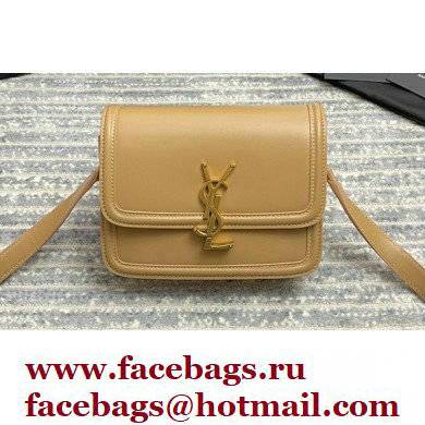 Saint Laurent Solferino Small Satchel Bag In Box Leather 634306 Apricot - Click Image to Close