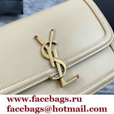 Saint Laurent Solferino Small Satchel Bag In Box Leather 634306 Beige
