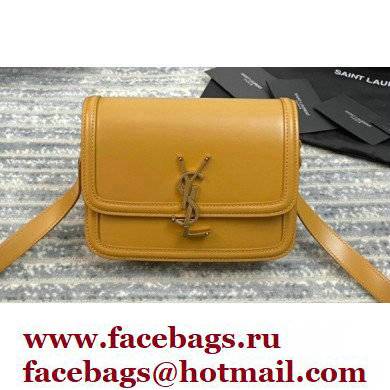 Saint Laurent Solferino Small Satchel Bag In Box Leather 634306 Yellow 01