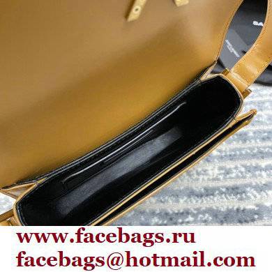 Saint Laurent Solferino Small Satchel Bag In Box Leather 634306 Yellow 01 - Click Image to Close