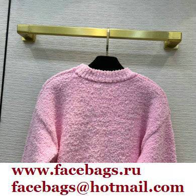 chanel 2021 FALL WINTER CC LOGO SWEATER PINK - Click Image to Close