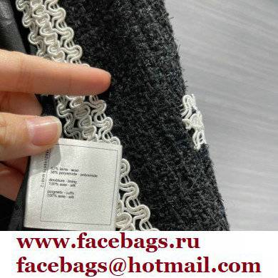 chanel 2021 FALL WINTER black tweed jacket - Click Image to Close