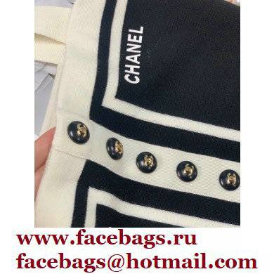 chanel white/black knit vest 2022SS